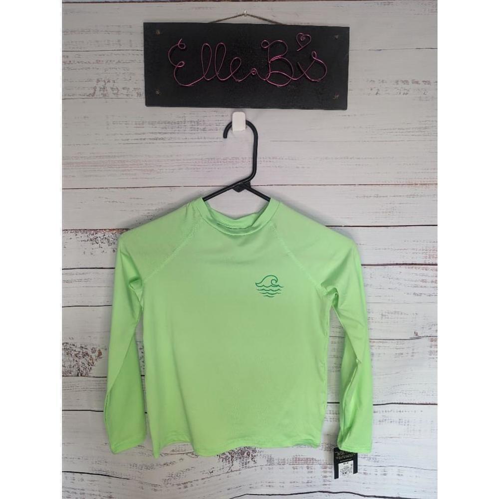 NWT Boys Long Sleeve Swim Tee M